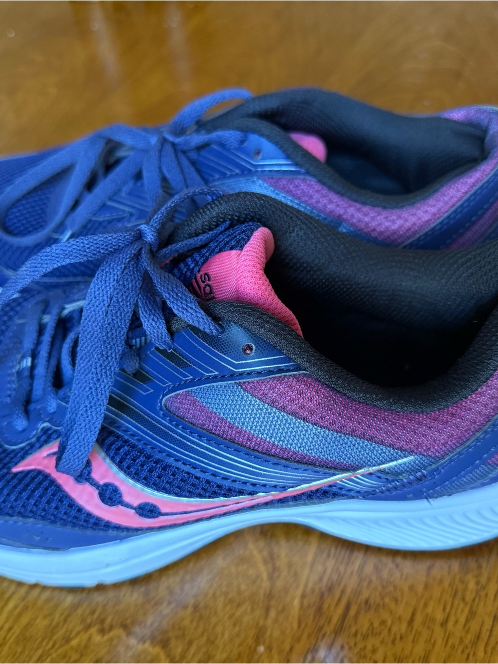 Saucony Women’s Purple and Pink Athletic Running Shoes